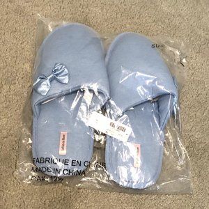 Baby Blue Slippers size XL *FREE WITH PURCHASE